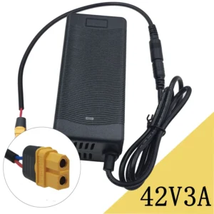 42V 3A Li-ion Battery Charger For 10S 36V lithium battery pack with XT60 connector