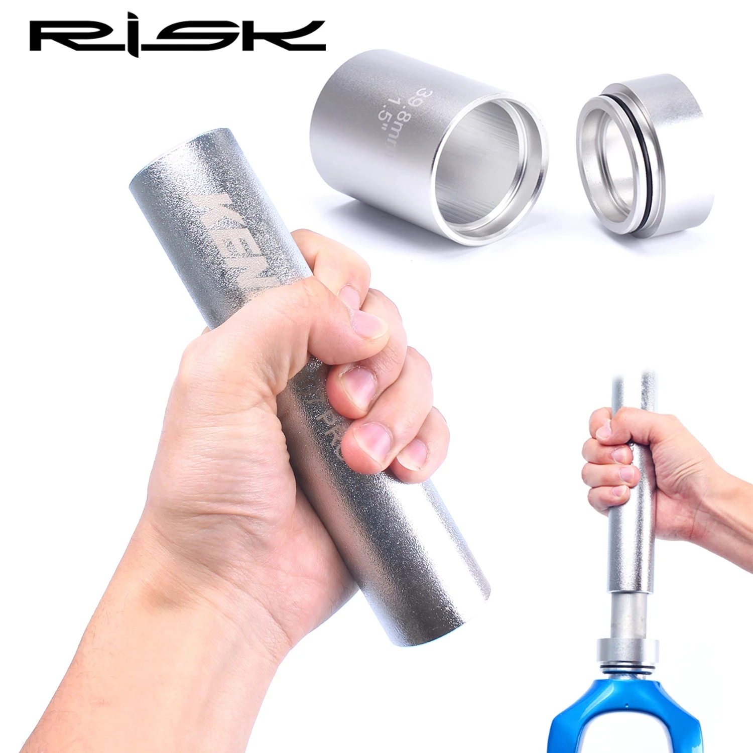 1Set Bicycle Front Fork Crown Installation Tool Bike Headset Race Tool Anti- Slip Setting System Extension for 28.6mm 1.5 1.25 F - Image 2