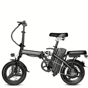 Adults Electric Bicycle, 14" Mini Folding Electric Bike 500W Peak Motor Ebike 19.9Mph 20Miles 10.4AH Electric E Bike for Adults
