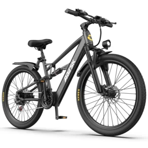 26" Electric Bike,750W Peak Motor,Step-Through Ebike Adults,Up to 40miles,25MPH Urban Commuter E-Bike 21 Speed&Dual Suspension
