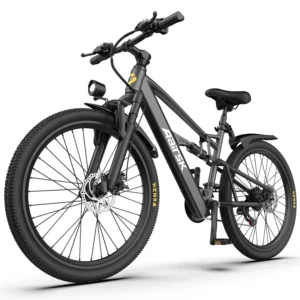 26" Electric Bike,750W Peak Motor,Step-Through Ebike Adults,Up to 40miles,25MPH Urban Commuter E-Bike 21 Speed&Dual Suspension