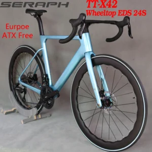 Newest Style TT-X42 Bicycle Full Carbon Light Weight Road Bike With WheelTop Wireless Electric Group Set carbon wheels