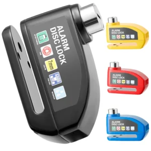 Motorcycle Waterproof Alarm Lock Bicycle DiscLock Lntelligent Controllable Alarm Disc Brake Lock Electric CarLock DiscBrake Lock