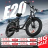 URLIFE 1000W E20 Electric Bike | 48V 13Ah Removable Battery, 20MPH, 20''X3