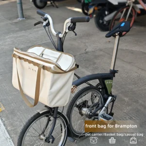 Bike Storage Bag With Bracket Multifunctional Waterproof Bag Flexible Opening Bag Installed by Pig Nose Three Colors Available