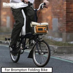 Rhinowalk Bike Handlebar Bag 4L Cycling Front Quick Release Urban Basket Storage Bag Shouler Bag For Brompton Dahon Folding Bike