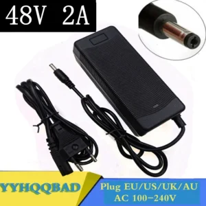 48V 2A Lead-acid Battery Charger for 57.6V pack Charger high quality Plug EU/US/UK/AU DC5525
