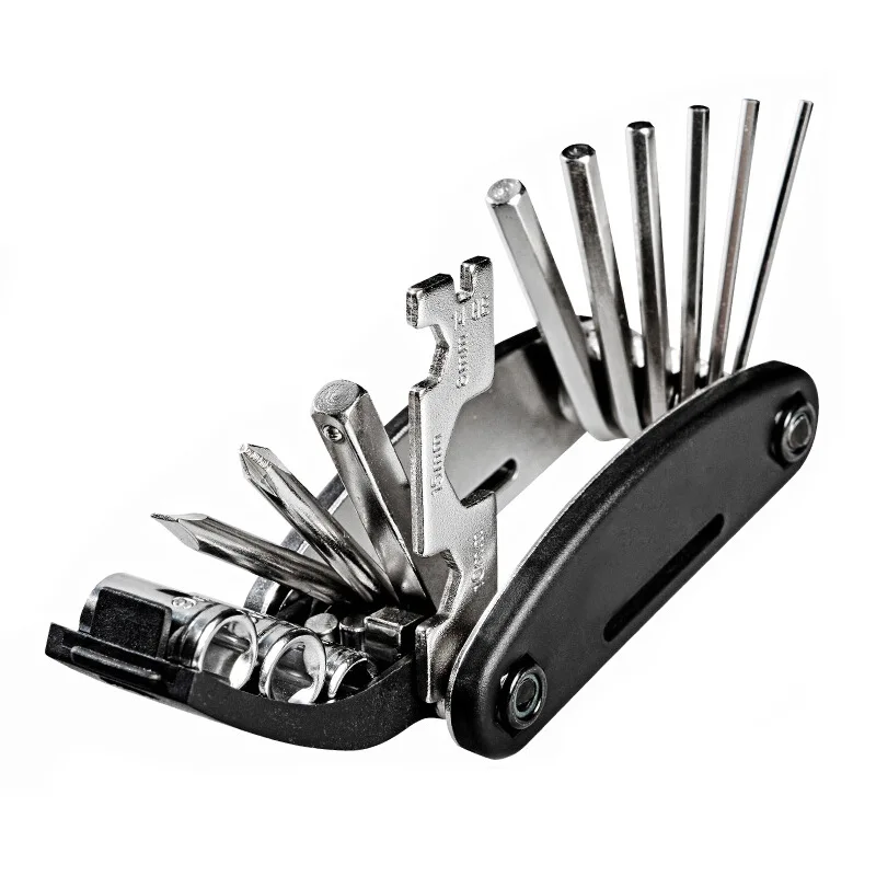 Portable Bicycle Repair Tools Kit Bike Repair Tools Kit Pump Tire Patch Multi-functional Wrench Bike Tool Set Accessories - Image 6