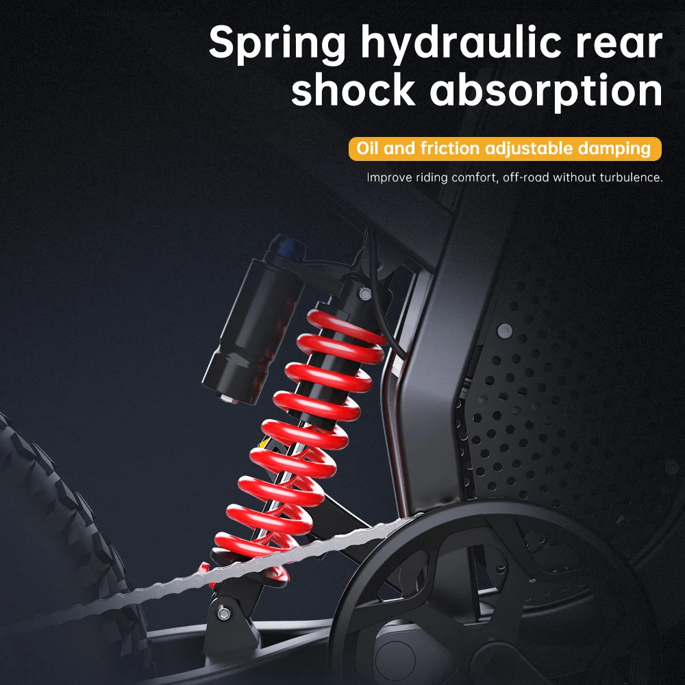 EKX X21 Adults Electric Bike 2000W 48V35AH 55km/h Samsung Battery Snow Electric Motorcycles 20“*4.0 Off Road Tyre Mountain Ebike - Image 5