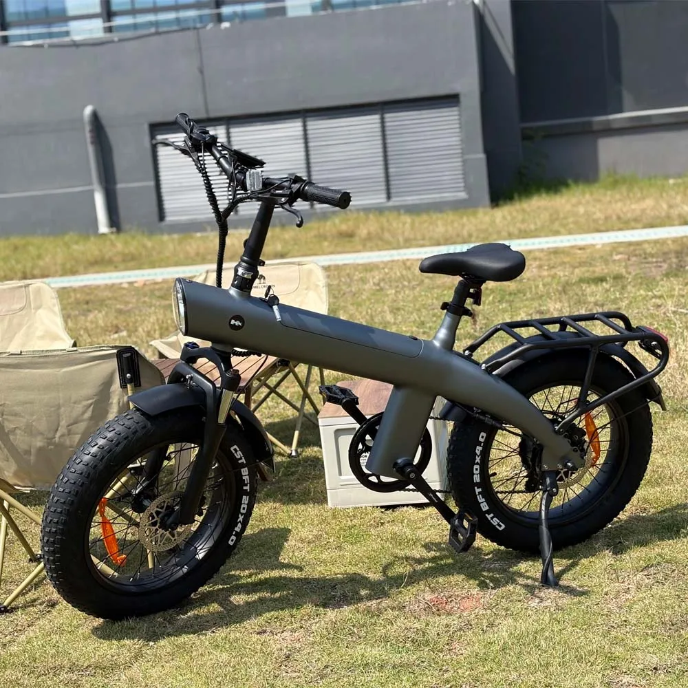 HX Q3 2000W Adult Electric Bicycle 48V 20AH E Bike Removable Battery Foldable Ebike 20 inch fat tire Electric Bike - Image 2